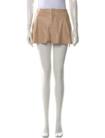 Pre-owned Alice And Olivia Mini Shorts In Neutral