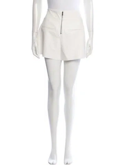 Pre-owned Alice And Olivia Mini Shorts In Neutral