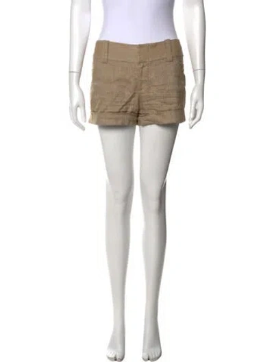 Pre-owned Alice And Olivia Mini Shorts In Neutrals