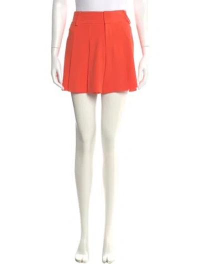 Pre-owned Alice And Olivia Mini Shorts In Orange