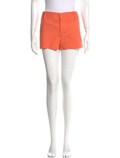 Pre-owned Alice And Olivia Mini Shorts In Orange