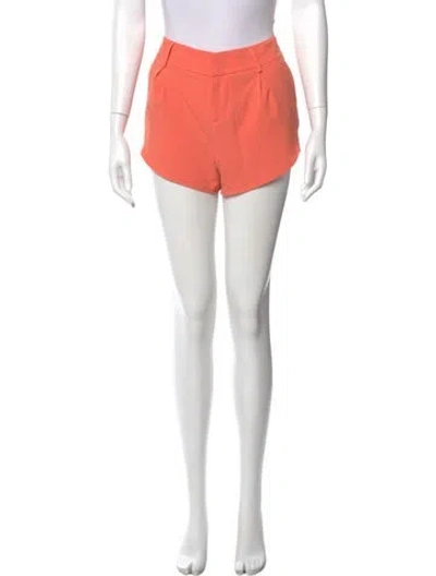 Pre-owned Alice And Olivia Mini Shorts In Orange