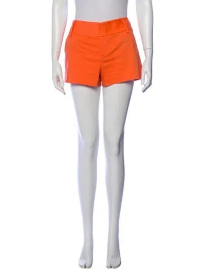 Pre-owned Alice And Olivia Mini Shorts In Orange