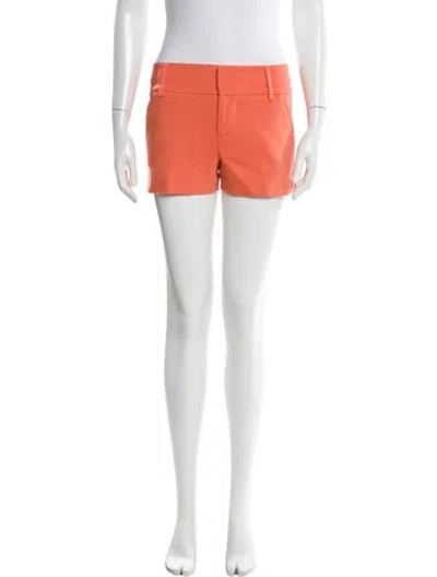 Pre-owned Alice And Olivia Mini Shorts In Orange