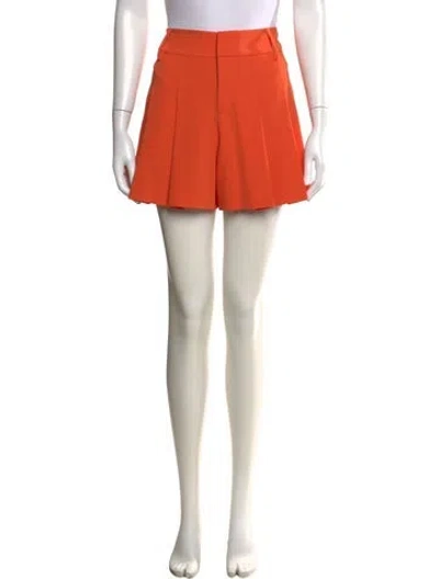 Pre-owned Alice And Olivia Mini Shorts In Orange