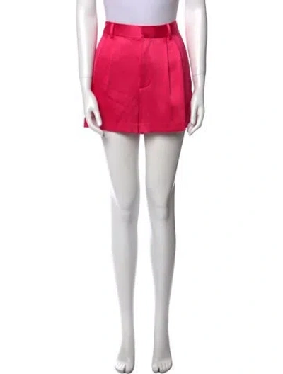 Pre-owned Alice And Olivia Mini Shorts In Pink