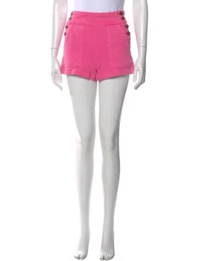 Pre-owned Alice And Olivia Mini Shorts In Pink