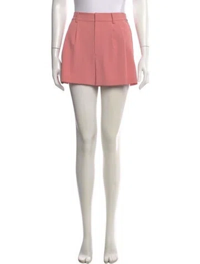 Pre-owned Alice And Olivia Mini Shorts In Pink
