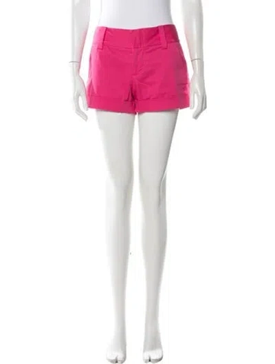 Pre-owned Alice And Olivia Mini Shorts In Pink