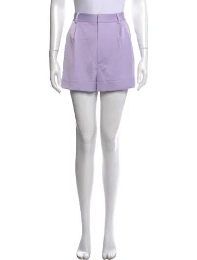 Pre-owned Alice And Olivia Mini Shorts In Purple