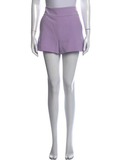 Pre-owned Alice And Olivia Mini Shorts In Purple