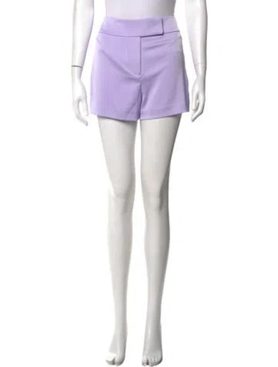 Pre-owned Alice And Olivia Mini Shorts In Purple