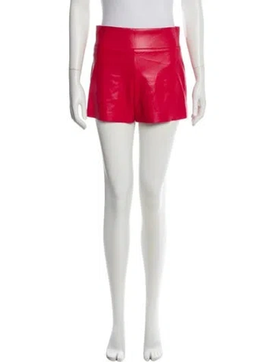 Pre-owned Alice And Olivia Mini Shorts In Red