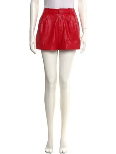 Pre-owned Alice And Olivia Mini Shorts In Red