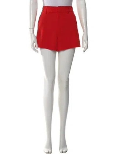 Pre-owned Alice And Olivia Mini Shorts In Red