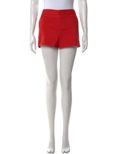 Pre-owned Alice And Olivia Mini Shorts In Red