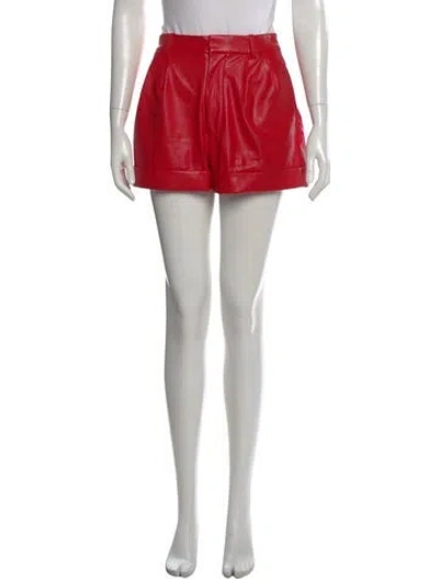 Pre-owned Alice And Olivia Mini Shorts In Red