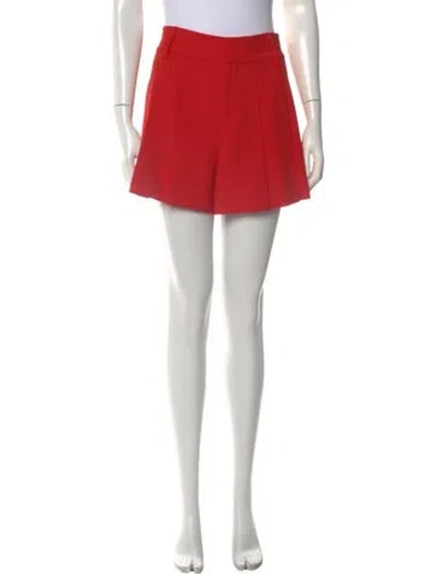 Pre-owned Alice And Olivia Mini Shorts In Red