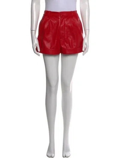 Pre-owned Alice And Olivia Mini Shorts In Red