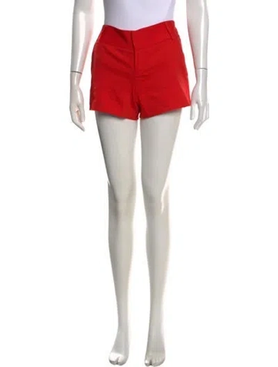 Pre-owned Alice And Olivia Mini Shorts In Red