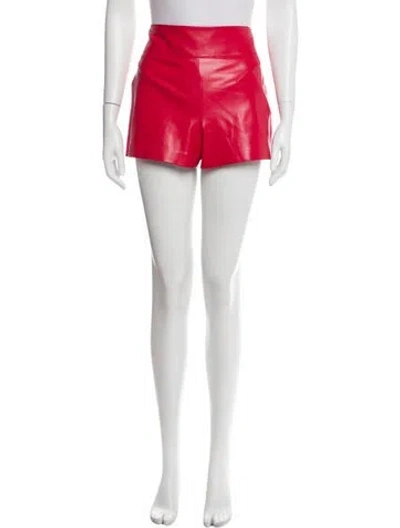 Pre-owned Alice And Olivia Mini Shorts In Red