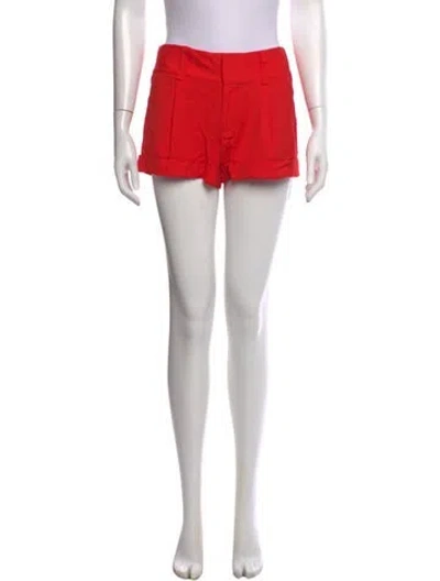 Pre-owned Alice And Olivia Mini Shorts In Red