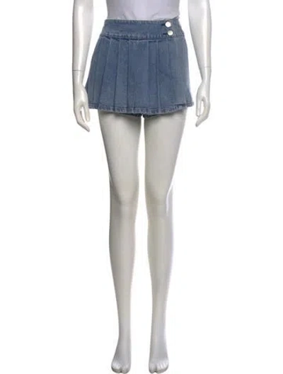 Pre-owned Alice And Olivia Mini Shorts W/ Tags In Blue