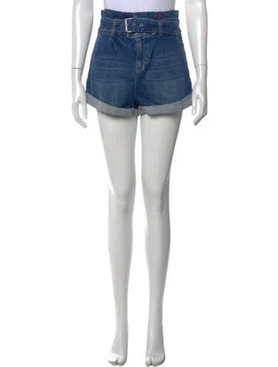 Pre-owned Alice And Olivia Mini Shorts W/ Tags In Blue