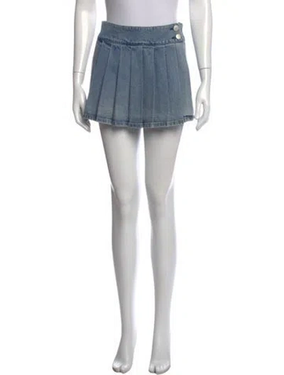 Pre-owned Alice And Olivia Mini Shorts W/ Tags In Blue