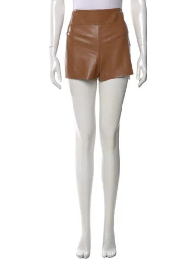 Pre-owned Alice And Olivia Mini Shorts W/ Tags In Brown