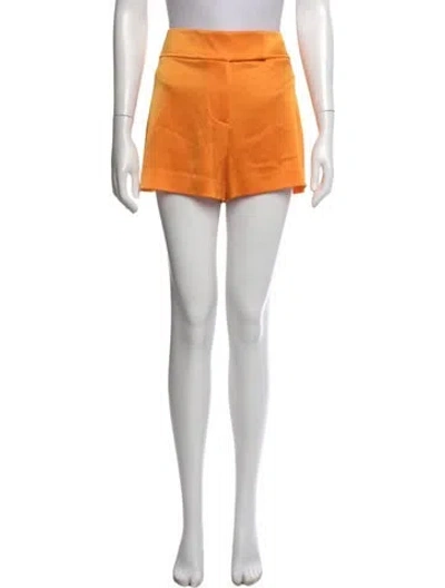 Pre-owned Alice And Olivia Mini Shorts W/ Tags In Orange