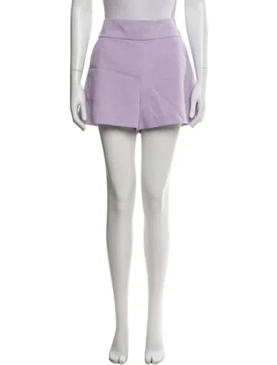 Pre-owned Alice And Olivia Mini Shorts W/ Tags In Purple
