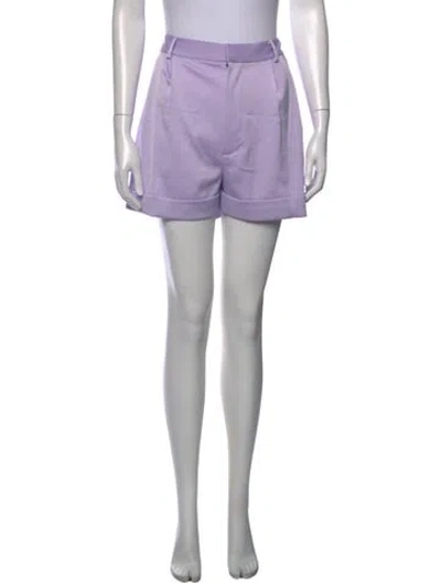 Pre-owned Alice And Olivia Mini Shorts W/ Tags In Purple