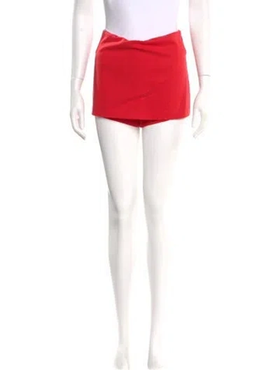 Pre-owned Alice And Olivia Mini Shorts W/ Tags In Red