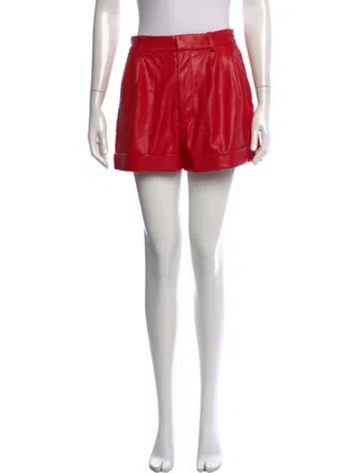 Pre-owned Alice And Olivia Mini Shorts W/ Tags In Red
