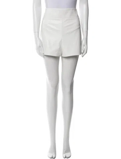 Pre-owned Alice And Olivia Mini Shorts W/ Tags In White
