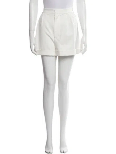 Pre-owned Alice And Olivia Mini Shorts W/ Tags In White