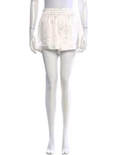 Pre-owned Alice And Olivia Mini Shorts W/ Tags In White