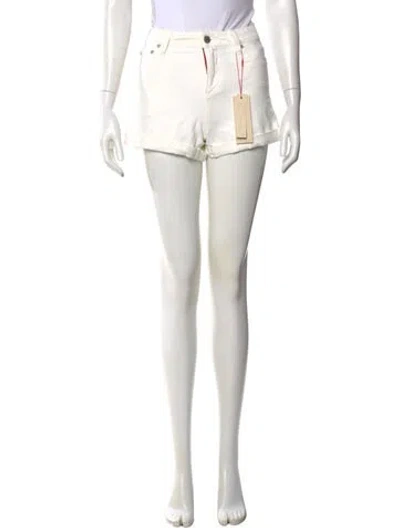 Pre-owned Alice And Olivia Mini Shorts W/ Tags In White