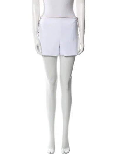 Pre-owned Alice And Olivia Mini Shorts In White