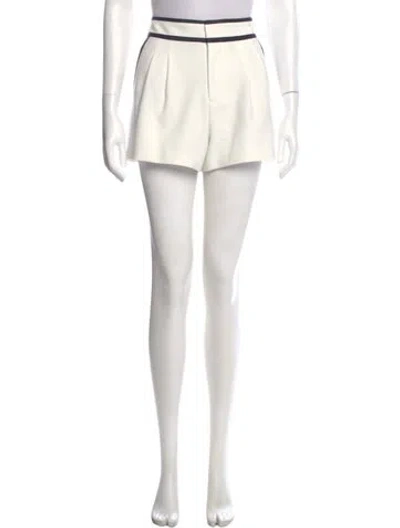 Pre-owned Alice And Olivia Mini Shorts In White