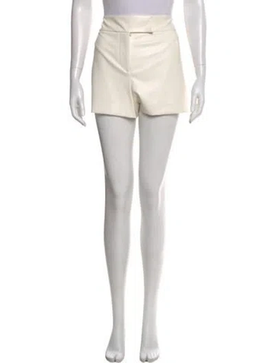 Pre-owned Alice And Olivia Mini Shorts In White