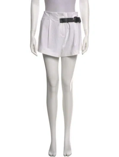 Pre-owned Alice And Olivia Mini Shorts In White
