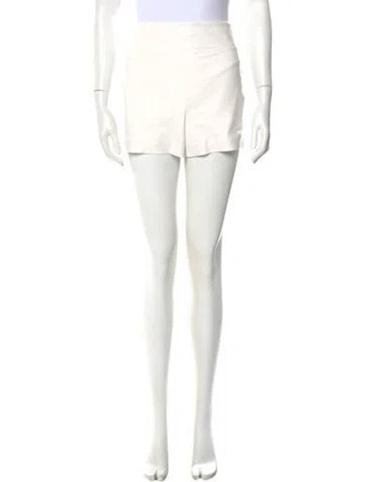 Pre-owned Alice And Olivia Mini Shorts In White