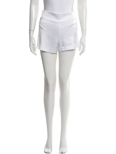Pre-owned Alice And Olivia Mini Shorts In White