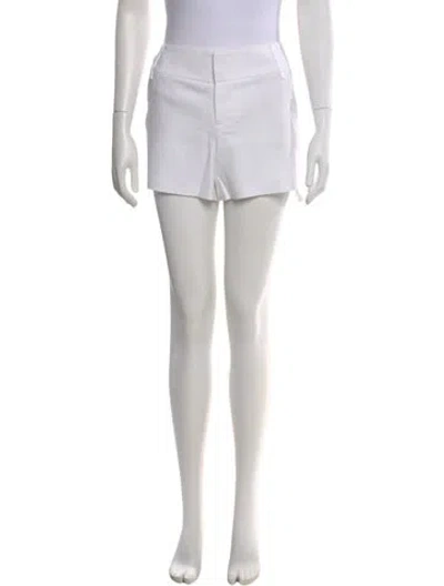 Pre-owned Alice And Olivia Mini Shorts In White