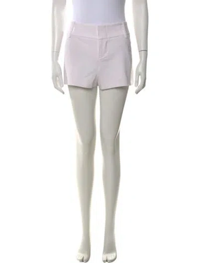 Pre-owned Alice And Olivia Mini Shorts In White