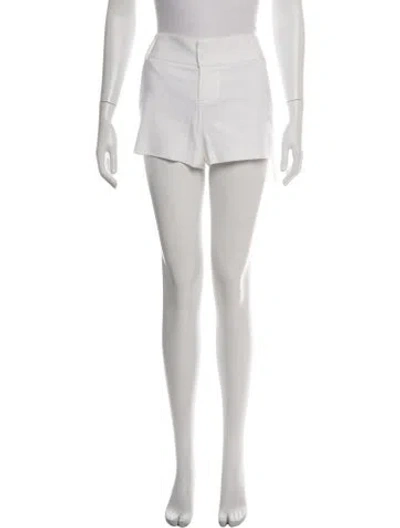 Pre-owned Alice And Olivia Mini Shorts In White
