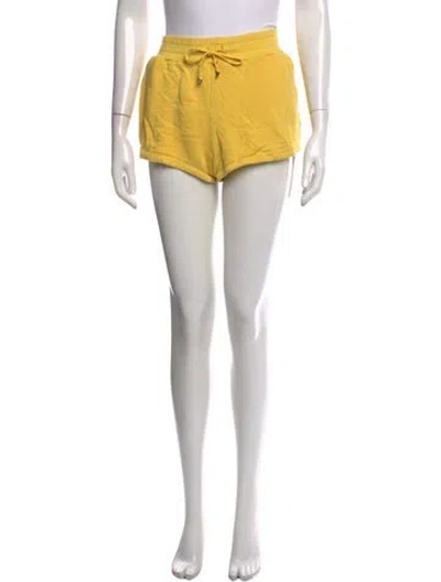 Pre-owned Alice And Olivia Mini Shorts In Yellow