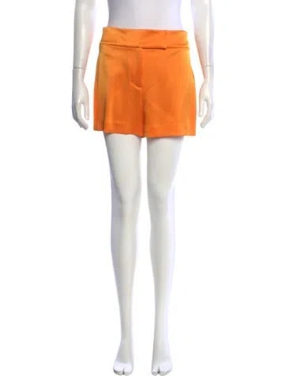 Pre-owned Alice And Olivia Mini Shorts In Yellow